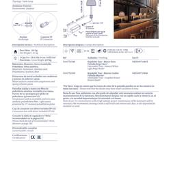 灯饰设计 Bover 2025年西班牙现代时尚灯具产品参数技术电子目录