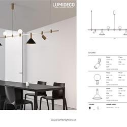 灯饰设计 Lumibright 2025年英国模块LED灯具设计产品电子目录