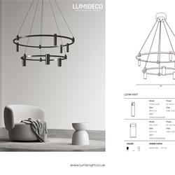 灯饰设计 Lumibright 2025年英国模块LED灯具设计产品电子目录