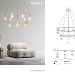 灯饰设计 Lumibright 2025年英国模块LED灯具设计产品电子目录