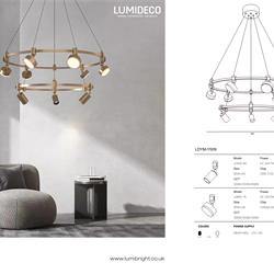 灯饰设计 Lumibright 2025年英国模块LED灯具设计产品电子目录