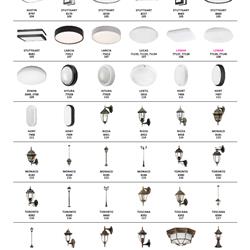 灯饰设计 Rabalux 2025年匈牙利户外灯具产品图片电子目录