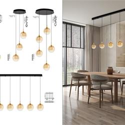灯饰设计 Nova Luce 2025年希腊时尚新颖灯饰设计素材图片目录