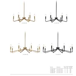 灯饰设计 Dainolite 2025年欧式灯设计产品图片电子目录