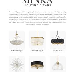 灯饰设计 Minka Group 2025年6月新增灯饰产品电子目录