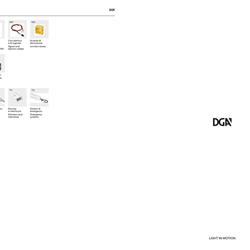 灯饰设计 DGA 2025年意大利商业照明LED灯具设计电子目录