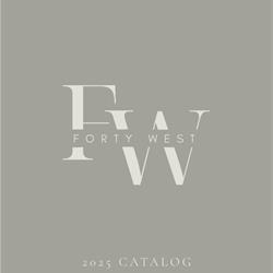 灯具设计 Forty West 2025年欧美灯饰家具品牌产品图片目录