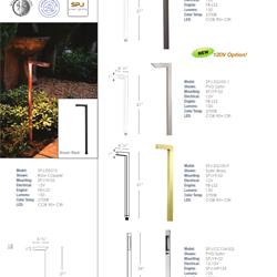 灯饰设计 SPJ 2025年美国户外景观灯具设计电子目录
