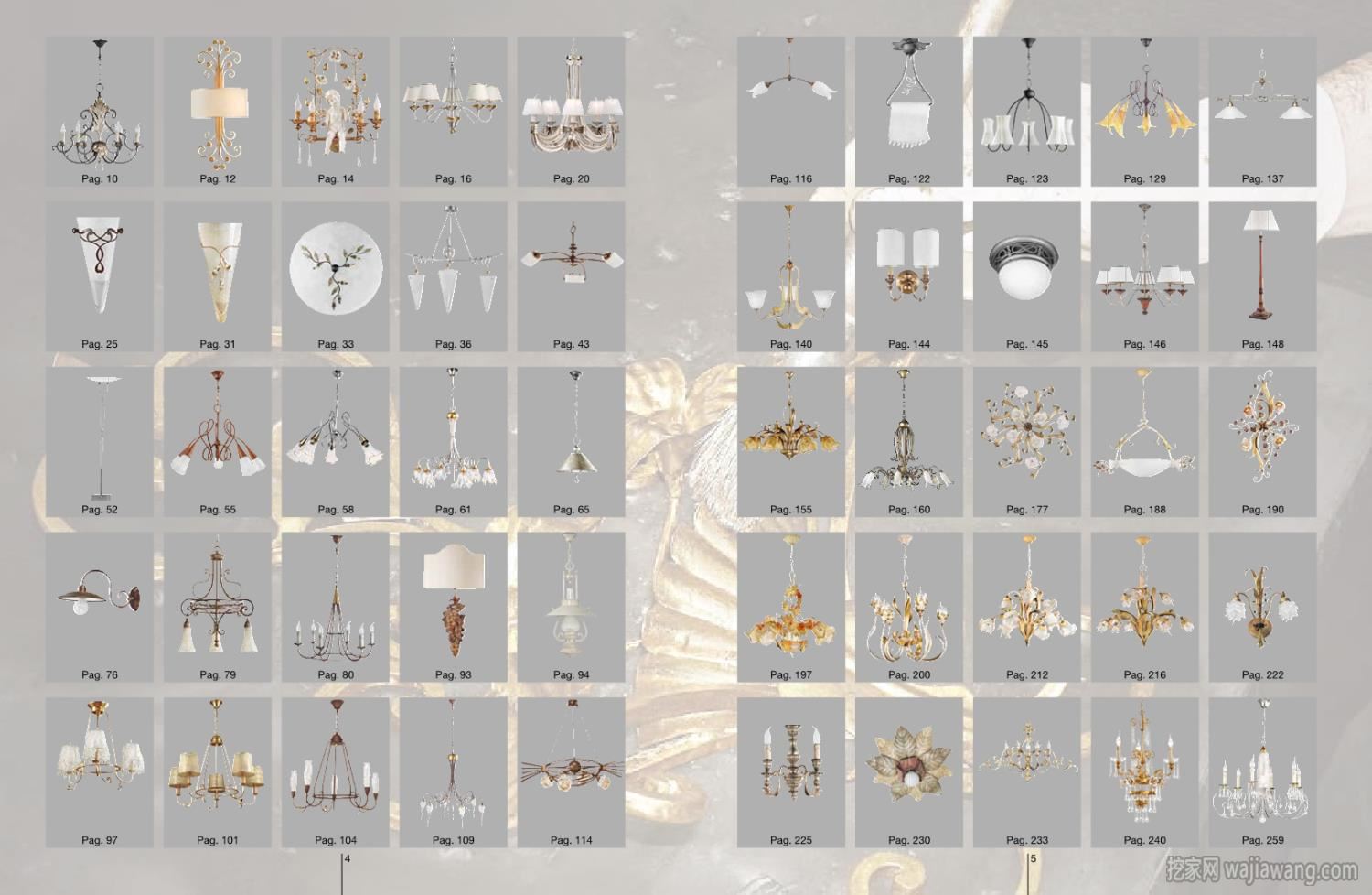 Florenz Lamp 2025年欧式经典灯饰设计产品目录_灯饰设计(共216张) - 挖家网