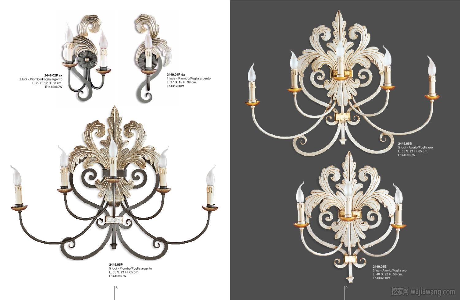 Florenz Lamp 2025年欧式经典灯饰设计产品目录_灯饰设计(共216张) - 挖家网