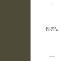 灯饰设计 Lighting Republic 2025年澳大利亚现代时尚灯具电子图册
