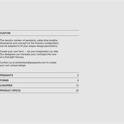 灯饰设计 Graypants 2025年美国创意吊线灯设计图片电子图册
