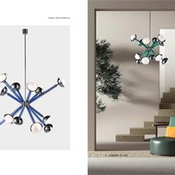 灯饰设计 Multiforme 2025年意大利水晶玻璃灯饰图片电子目录