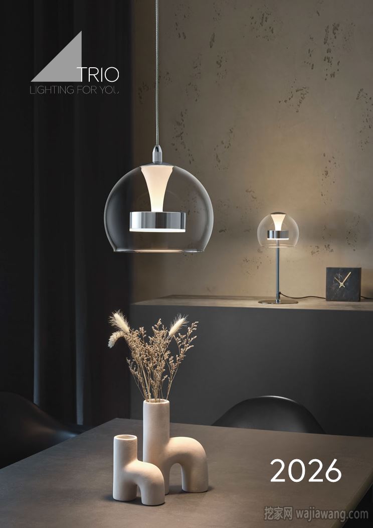 TRIO 2026年德国现代LED灯具设计图片电子书_灯饰设计(共593张) - 挖家网