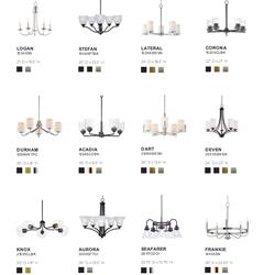 灯饰设计 Maxim 2025年美国住宅家居照明灯具产品图片电子目录