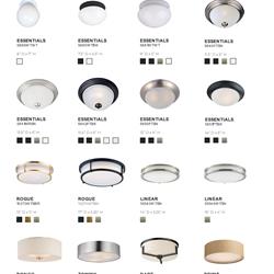 灯饰设计 Maxim 2025年美国住宅家居照明灯具产品图片电子目录