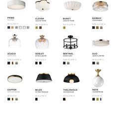 灯饰设计 Maxim 2025年美国住宅家居照明灯具产品图片电子目录