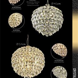 灯饰设计 KatieBleu 2025年欧美高档水晶玻璃灯饰设计图片电子图册