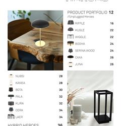 灯饰设计 Briloner 2026年便携式无绳台灯设计图片电子图册