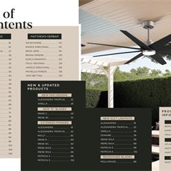 灯饰设计 Matthews 2025年欧美风扇灯吊扇灯设计电子图册