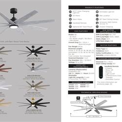 灯饰设计 Matthews 2025年欧美风扇灯吊扇灯设计电子图册
