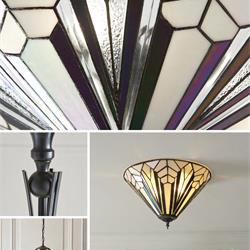 灯饰设计 Interiors 1900 2025年欧美蒂芙尼艺术灯饰设计电子目录