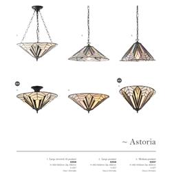 灯饰设计 Interiors 1900 2025年欧美蒂芙尼艺术灯饰设计电子目录