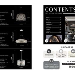 灯饰设计 Allegri 2025年新品奢华水晶玻璃美式灯电子目录