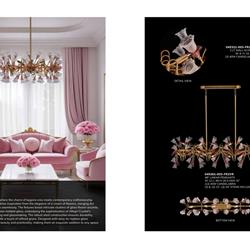 灯饰设计 Allegri 2025年新品奢华水晶玻璃美式灯电子目录