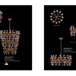 灯饰设计 Allegri 2025年新品奢华水晶玻璃美式灯电子目录