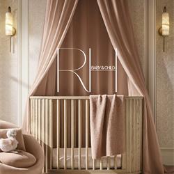 灯饰设计图:2025年美国RH家具婴儿及儿童房家具电子图册