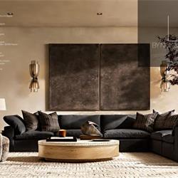 家具设计 RH 2025年美式奢华现代家居设计图片电子目录