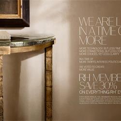 家具设计 RH 2025年美国豪华家具灯饰室内设计图片宣传册