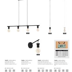 灯饰设计 Eglo 2025年欧美节能灯饰产品图片电子目录