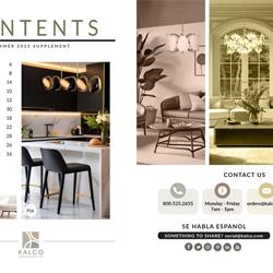 灯饰设计 Kalco 2025年最新时尚轻奢灯饰产品图片电子目录