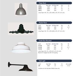 灯饰设计 Bock 美国RLM工具照明灯具产品图片电子目录