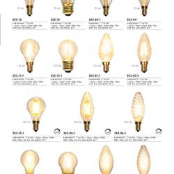 灯饰设计 Star Trading 2025年欧美灯泡灯源图片电子目录