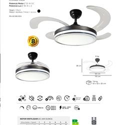 灯饰设计 Kelektron 2025年西班牙风扇灯吊扇灯设计图片电子目录