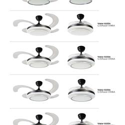 灯饰设计 Kelektron 2025年西班牙风扇灯吊扇灯设计图片电子目录