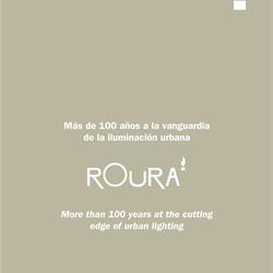 灯饰设计 ROURA 2026年西班牙户外灯具街道路灯产品图片电子书
