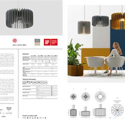 灯饰设计 Flexxica 2026年波兰现代声学照明灯具图片电子书