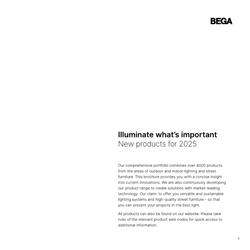 灯饰设计 BEGA 德国灯饰品牌2025年新品电子目录