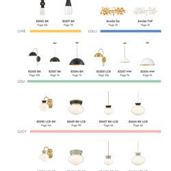 灯饰设计 Lark 2025年美国现代灯饰灯具产品图片电子书