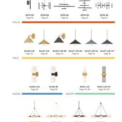 灯饰设计 Lark 2025年美国现代灯饰灯具产品图片电子书