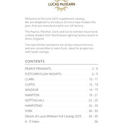 灯饰设计 Lucas McKearn 2025年新品美国高档灯饰图片电子目录