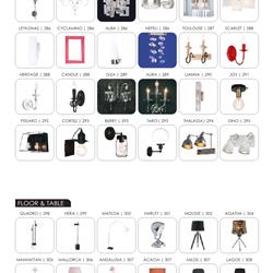 灯饰设计 ACA 2026年希腊室内灯饰产品图片电子目录