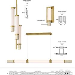 灯饰设计 ET2 2025年美国知名灯饰品牌产品完整目录