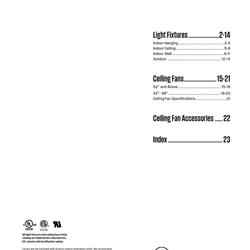 灯饰设计 Westinghouse 2025年新品美国灯饰产品图片电子书