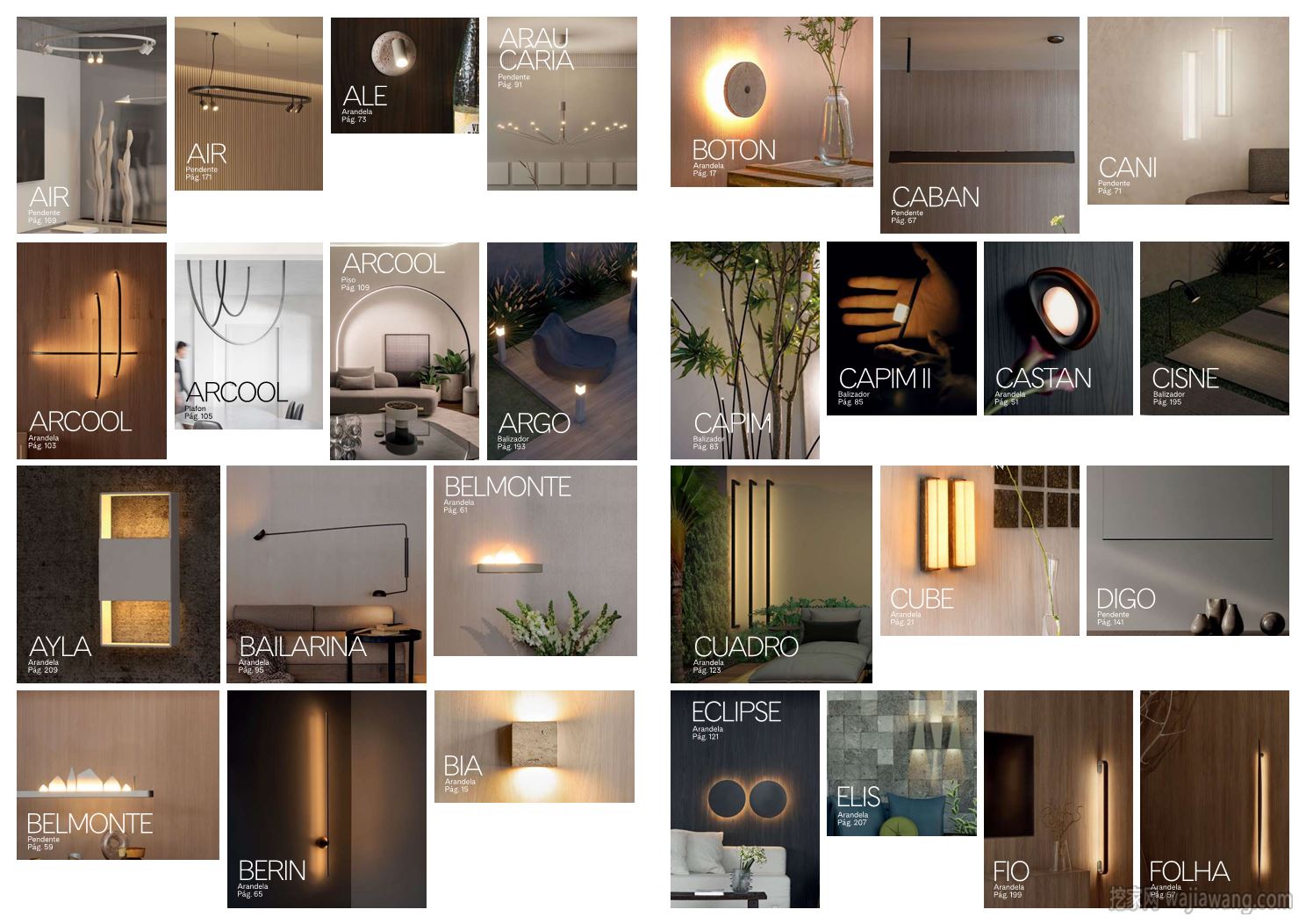 Bella Italia 2025年巴西现代LED灯具设计产品图片电子目录_灯饰设计(共212张) - 挖家网