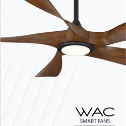 灯饰设计图:WAC 2025年现代LED风扇灯吊扇灯设计电子目录